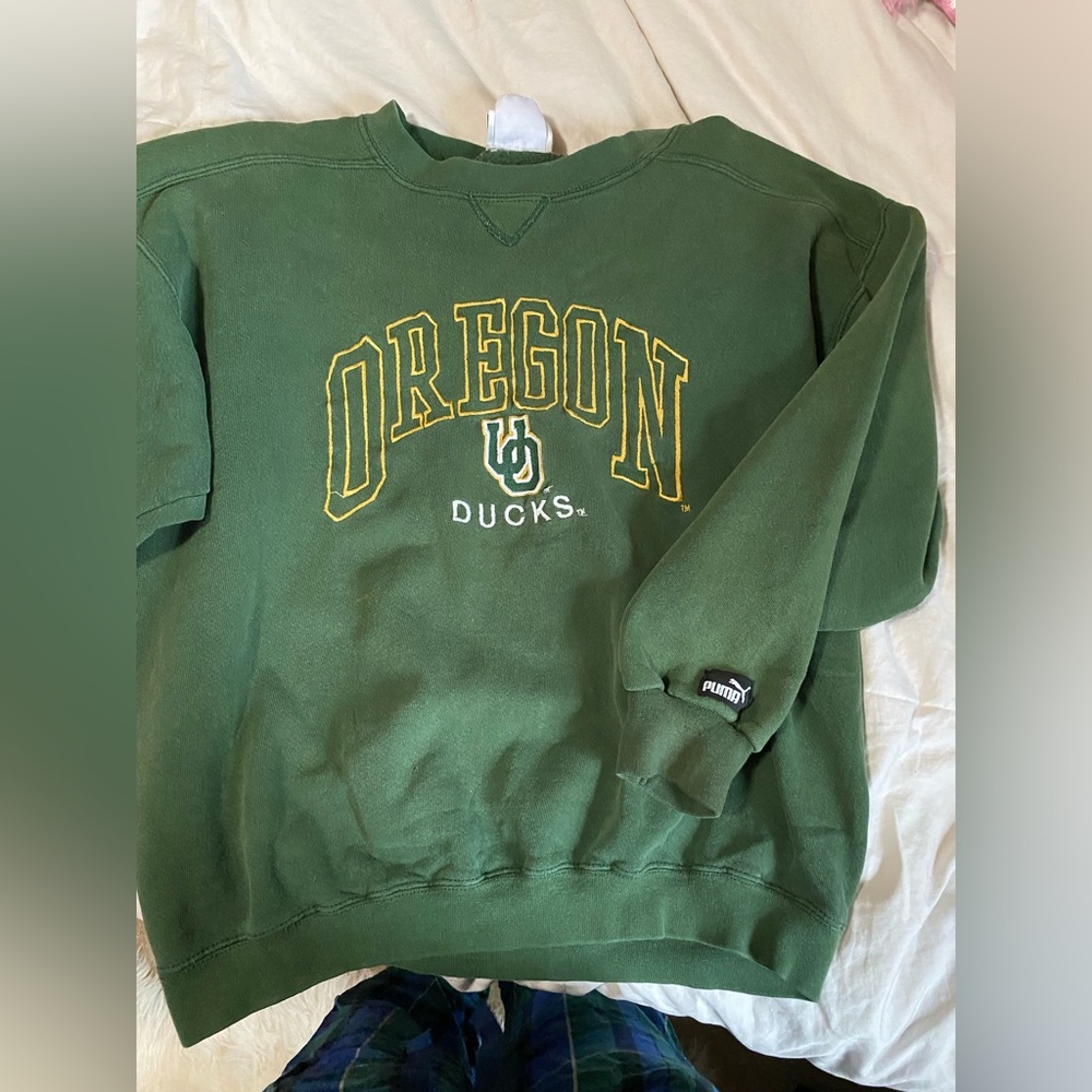 vintage oregon ducks crewneck